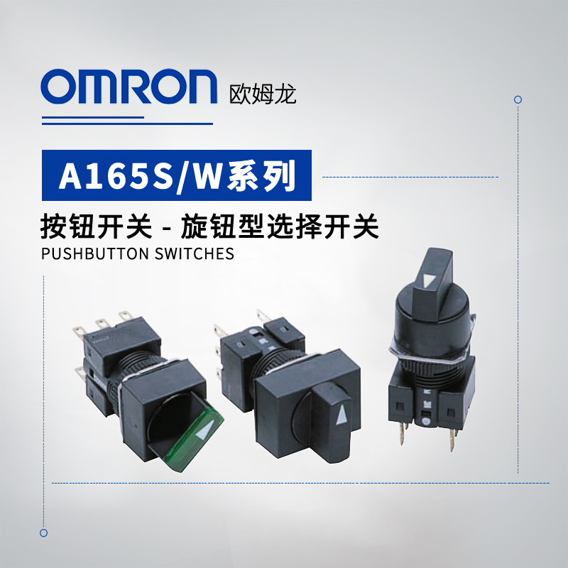 OMRON 欧姆龙 旋钮型选择开关 A165S-A2M