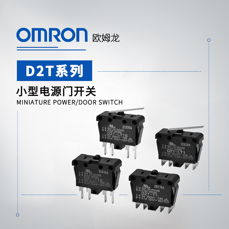 OMRON 欧姆龙 小型电源门开关 D2T-T1