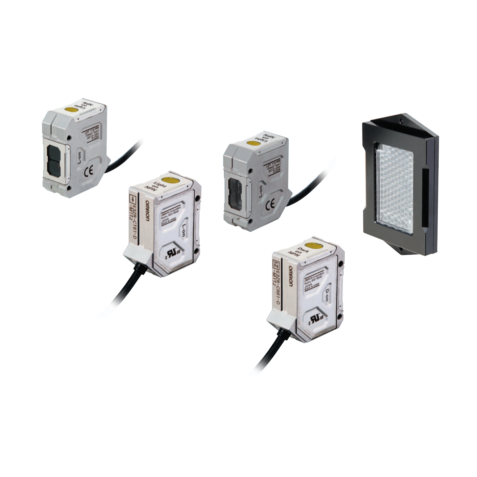 OMRON 欧姆龙 耐油光电传感器 E3ZR-CR61D 2M