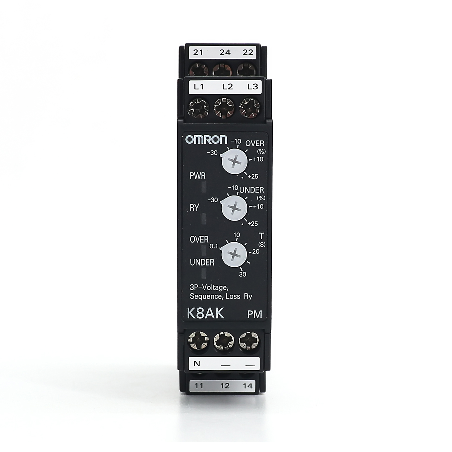 OMRON 欧姆龙 单相电压继电器 K8AK-VS3 100-240VAC