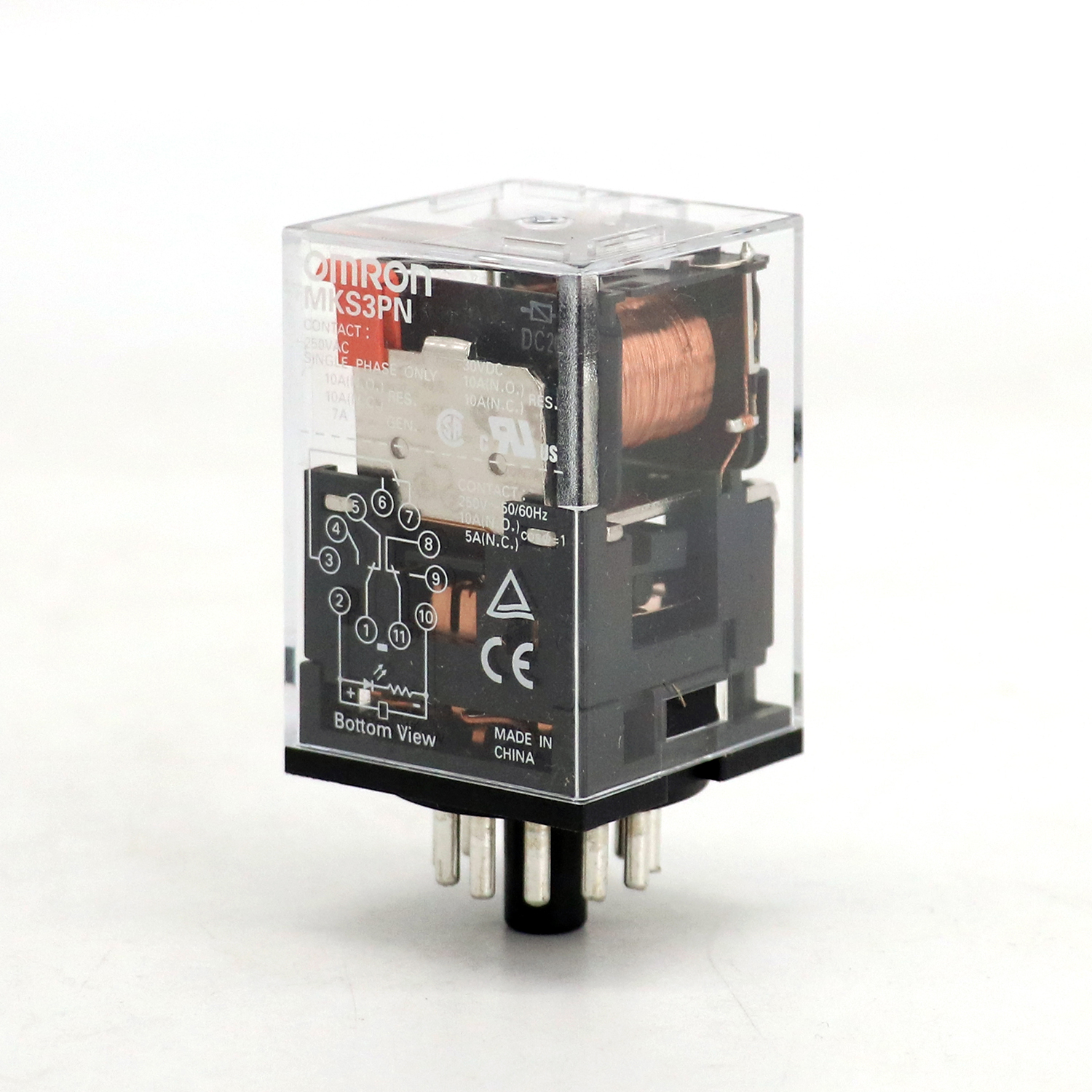 OMRON 欧姆龙 小型功率继电器 MKS1XT-10 DC220