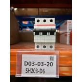 ABB SH200系列微型断路器 SH203-D6
