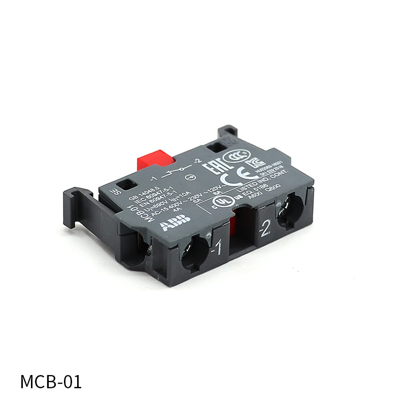 ABB 按钮指示灯 触点 MCB-02B#
