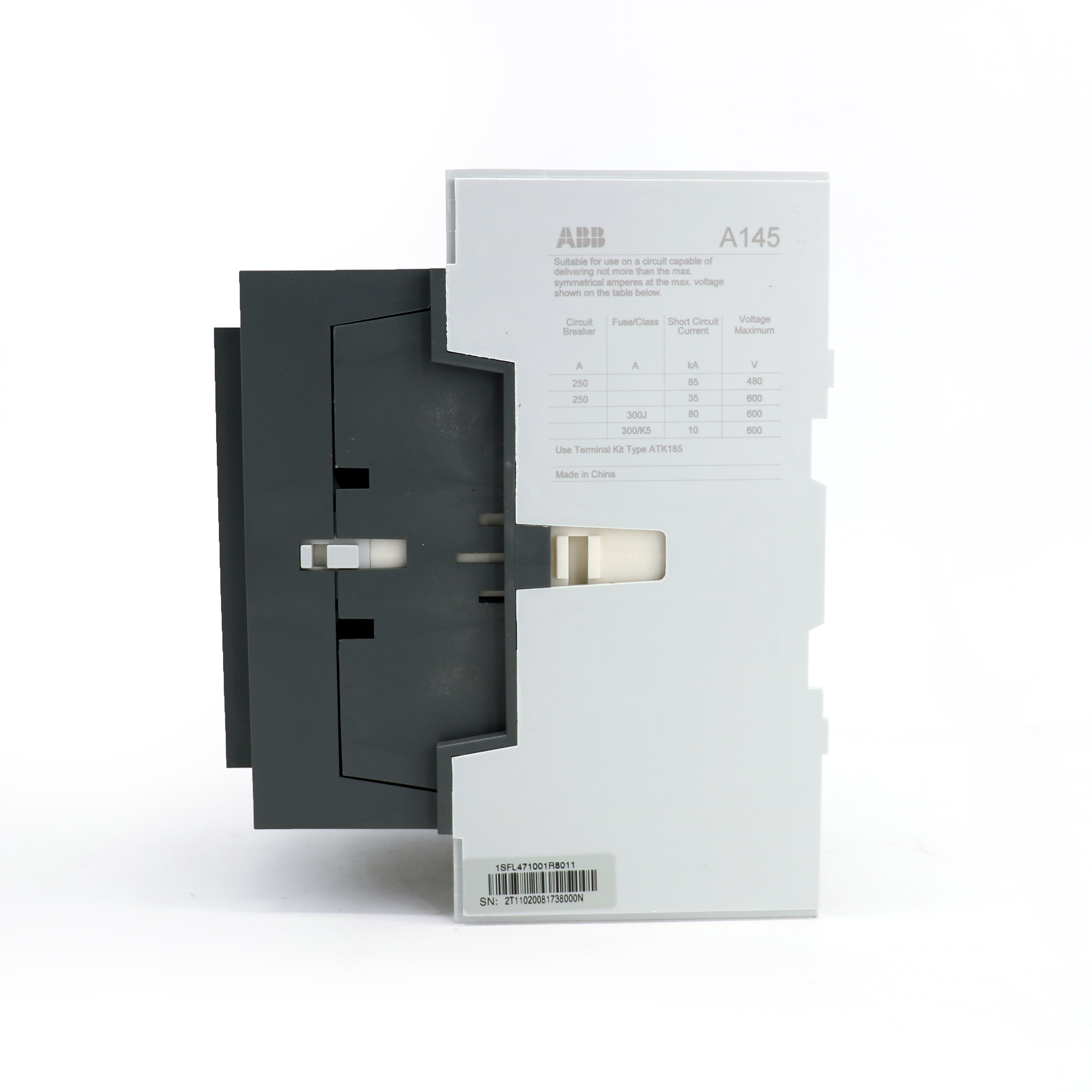 ABB A系列接触器 A145-30-11*110V 50Hz/110-120V 60Hz