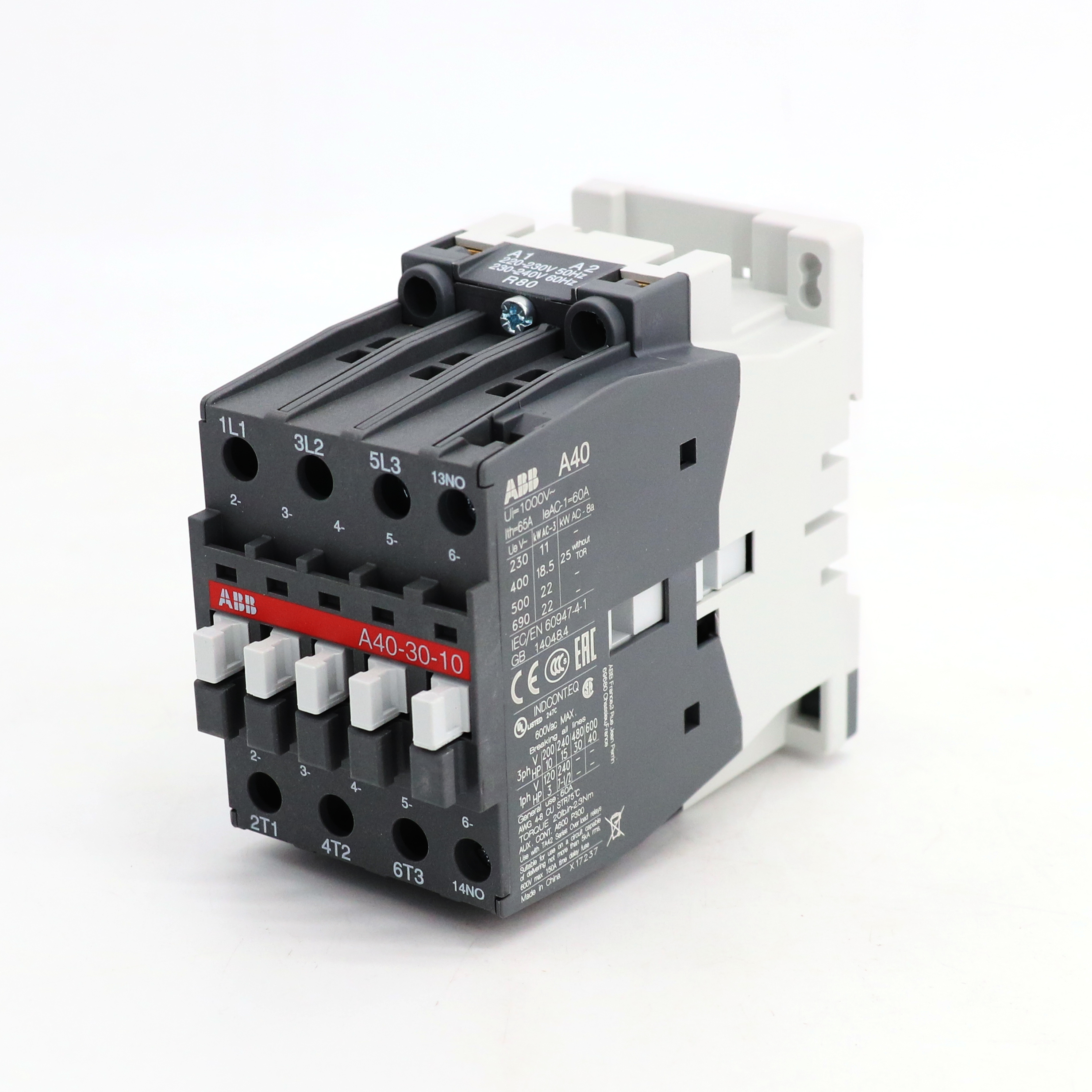 ABB A系列接触器 A300-30-11*220-230V 50Hz/230-240V 60Hz