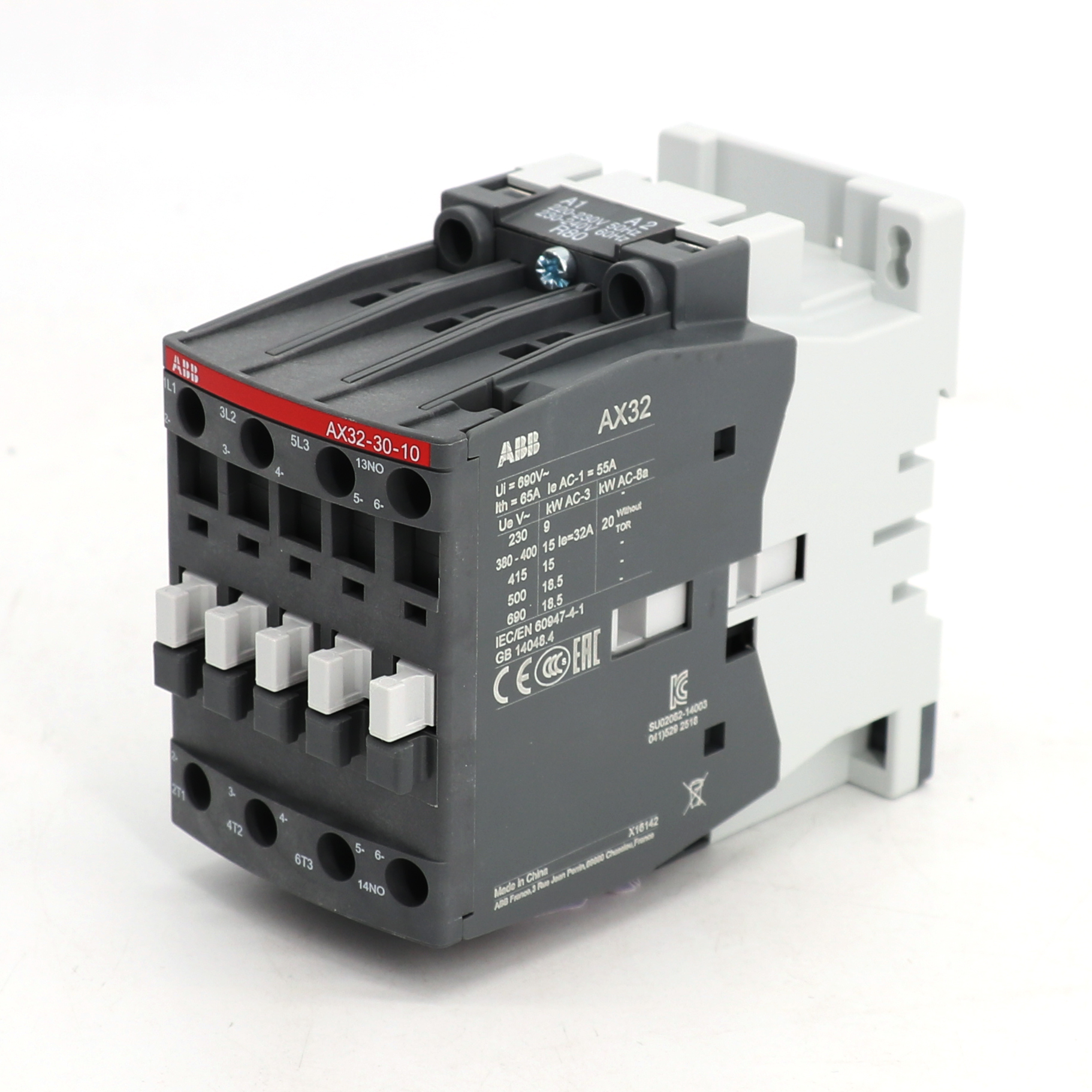 ABB 交流接触器 AX32-30-10-86*400-415V50Hz/415-440V60Hz