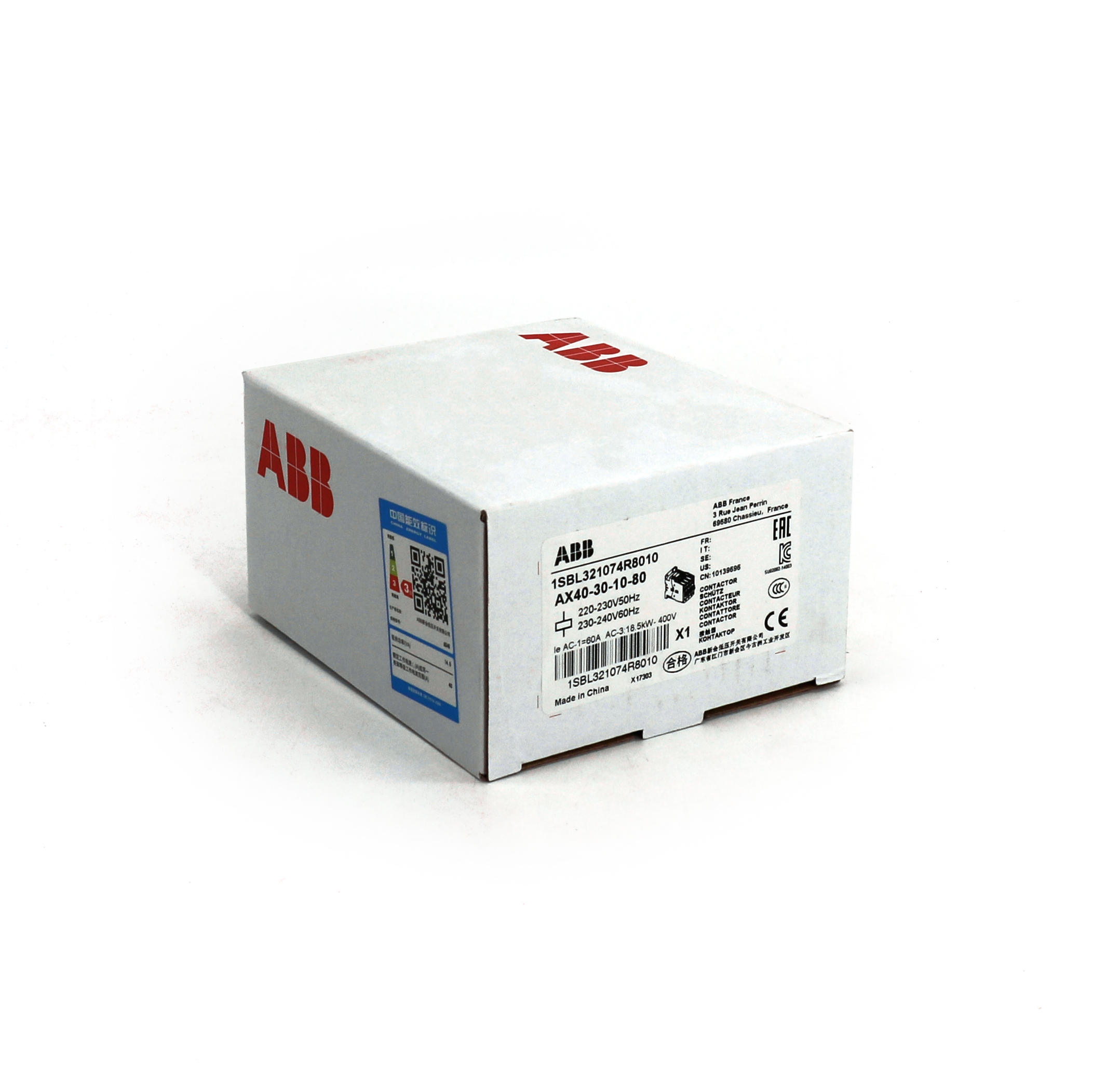 ABB 交流接触器 AX40-30-10-36*190V-50Hz/220V60Hz
