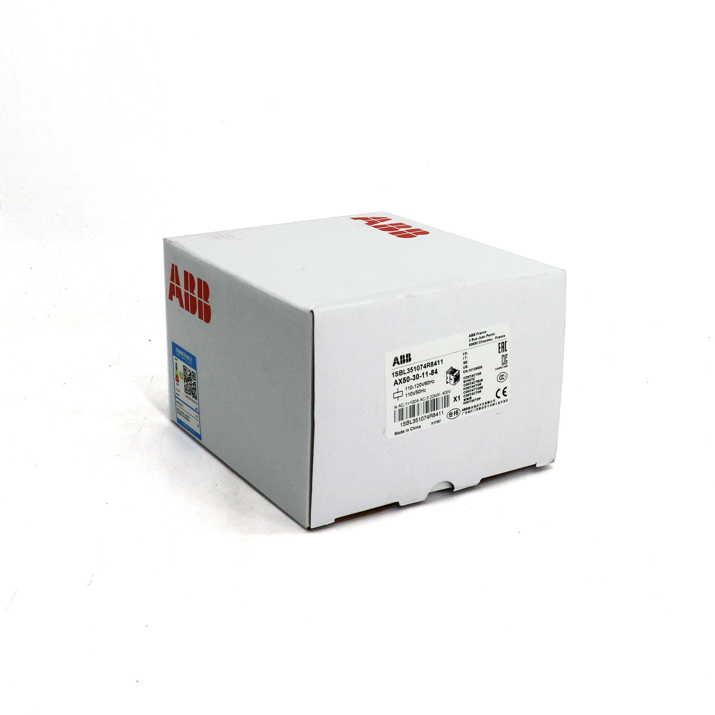 ABB 交流接触器 AX50-30-00-80*220-230V50Hz/230-240V60Hz