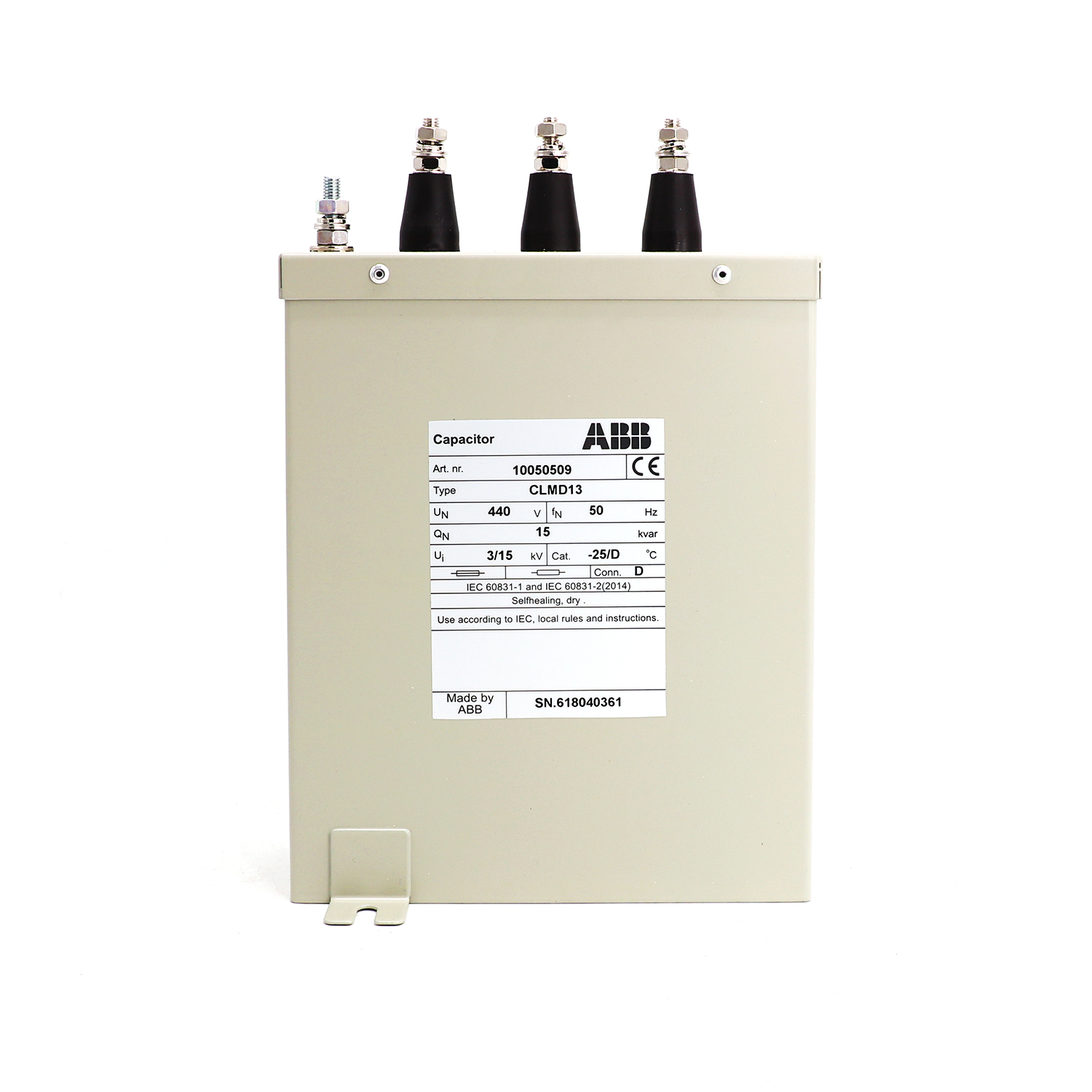 ABB 电容器 CLMD63/75KVAR 480V 50Hz