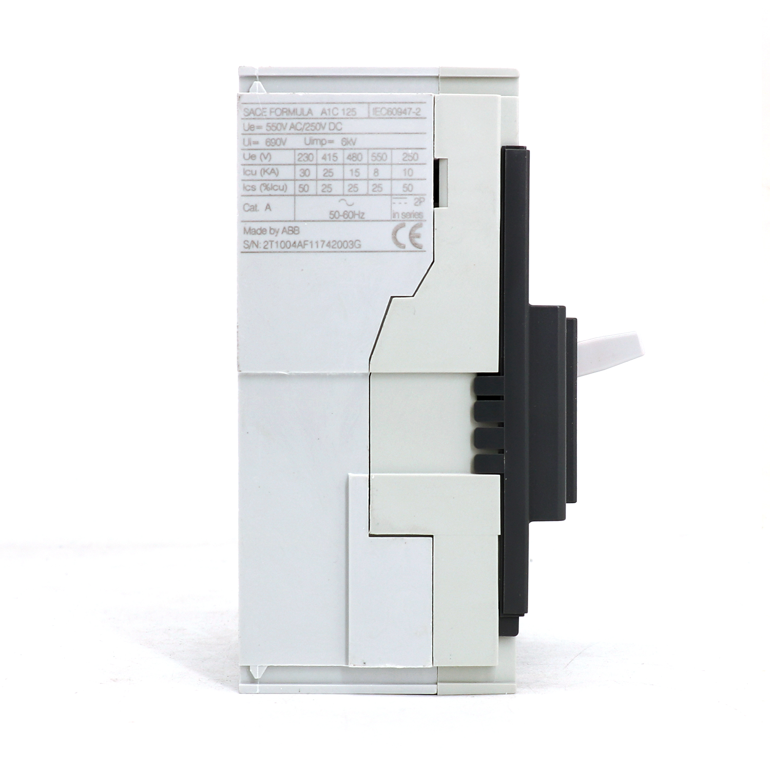 ABB Formula塑壳断路器 A1C125 TMF63/630 FF 3P