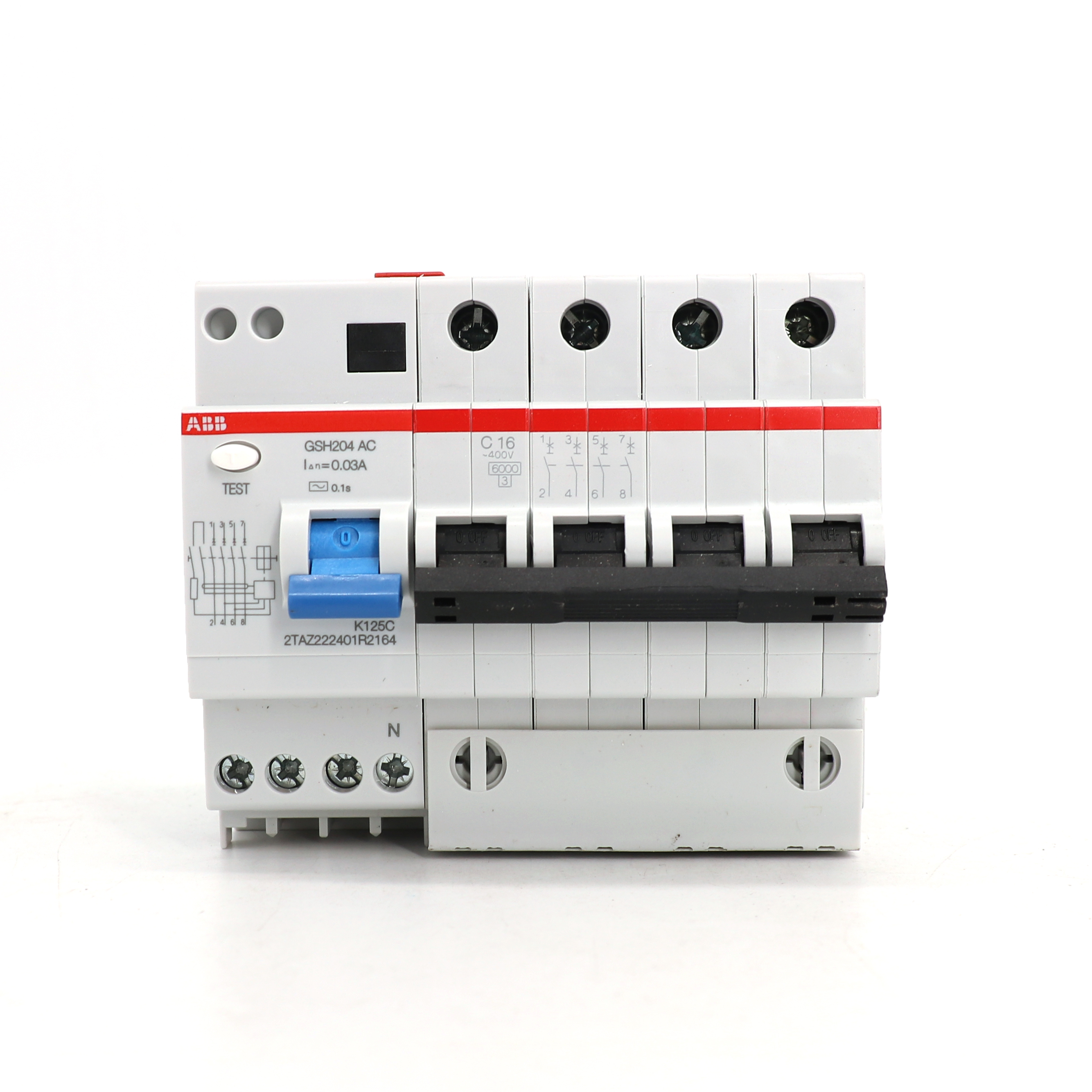 ABB GSH200剩余电流动作断路器GSH203 A S-B25/0.1