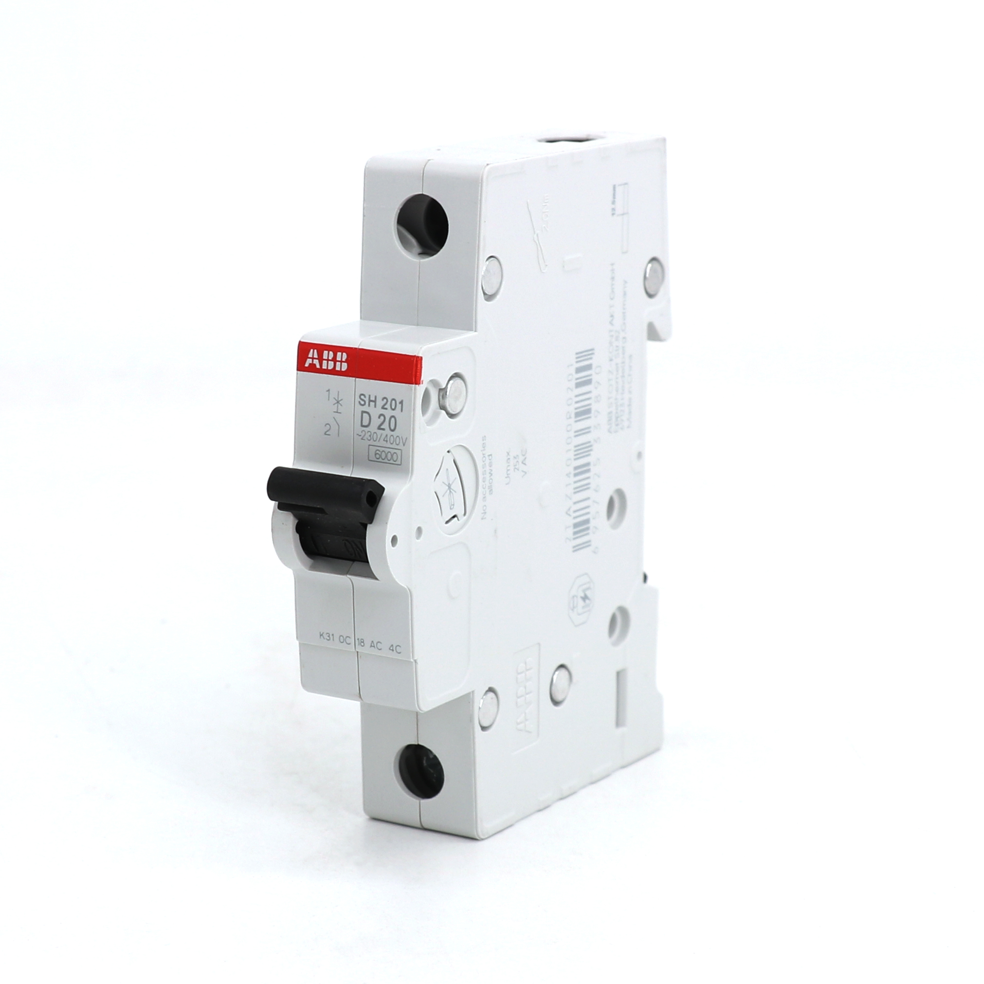 ABB 带过压保护微型断路器 SH201-C6 NA OV