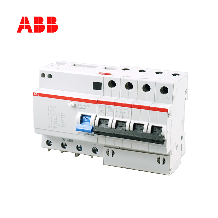 ABB 带过压保护微型断路器 SH202-C16 OV