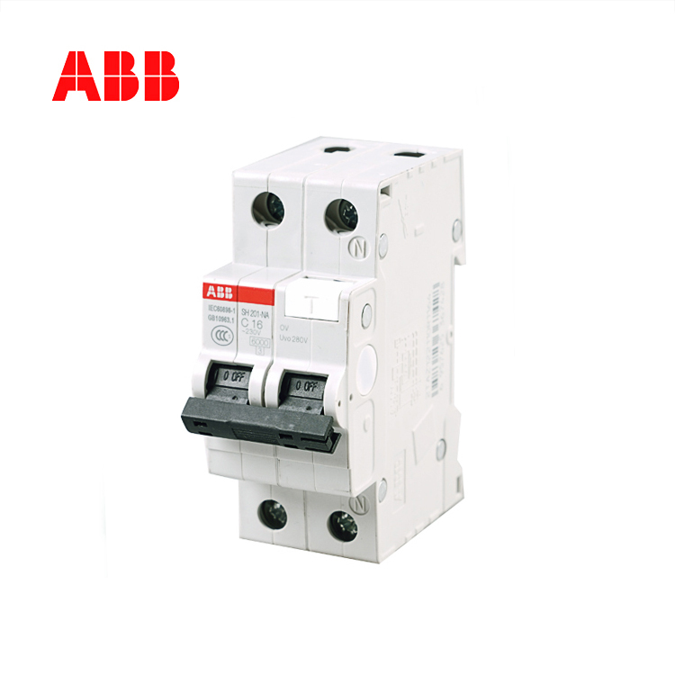 ABB 带过压保护微型断路器 SH202-C16 OV