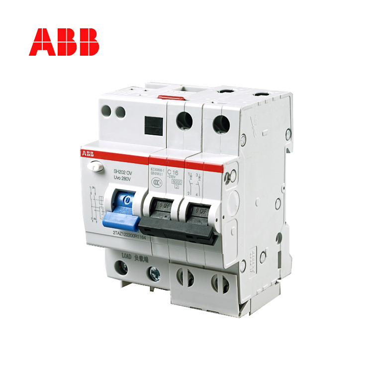 ABB 带过压保护微型断路器 SH203-C10 NA OV