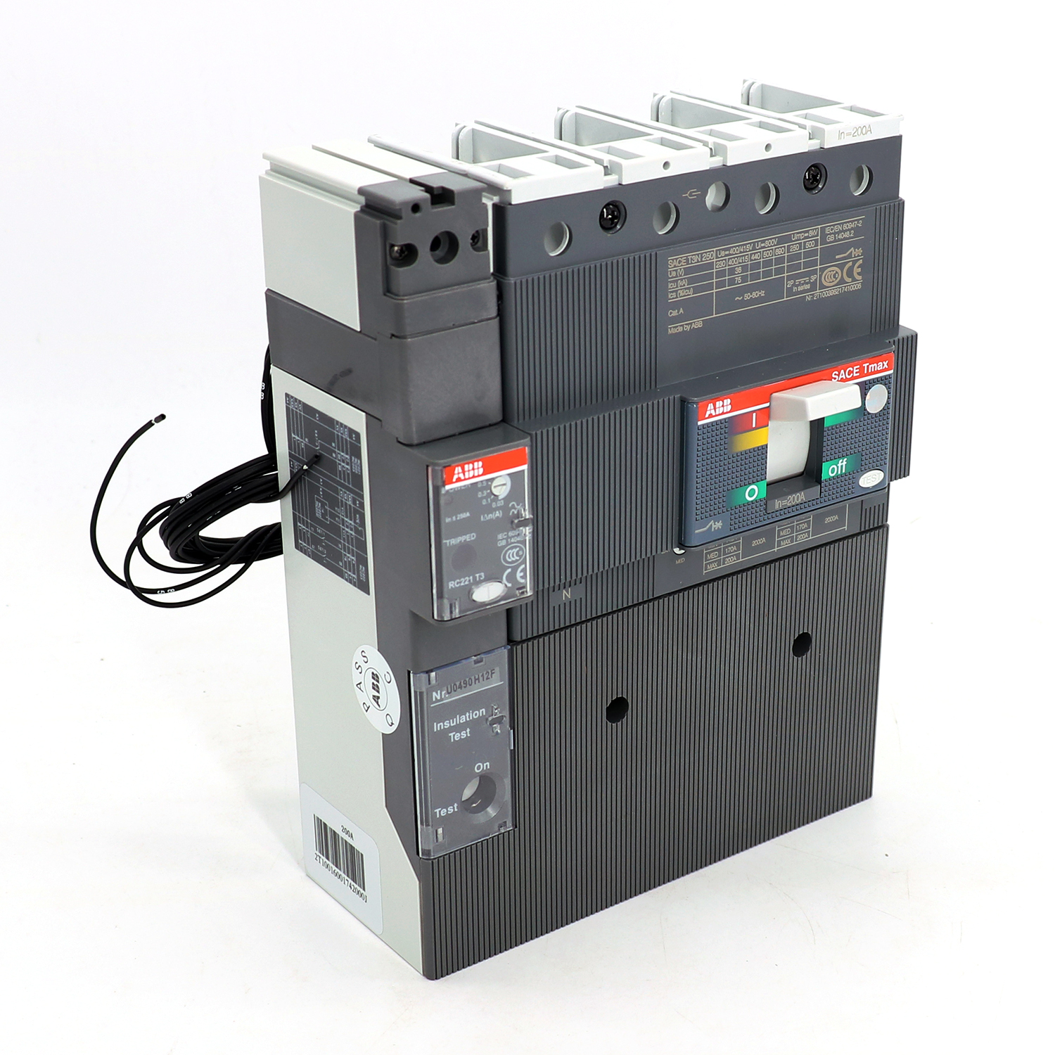 ABB Tmax塑壳断路器 T1N160 TMD63/630 FFC 3P