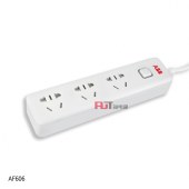 ABB 插排 五位五孔带总控带灯10A AF606