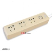 ABB 插排 三位带3USB（3A输出）带总控带灯10A AF607-PG