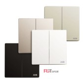 ABB 开关插座 轩致系列 星空黑 一位单控开关 16AX AF127L-885