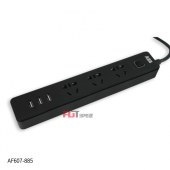 ABB 插排 三位五孔带总控不带灯10A AF609-885