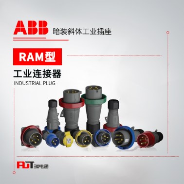ABB (RAM型)暗装斜体工业插座 216RAM6